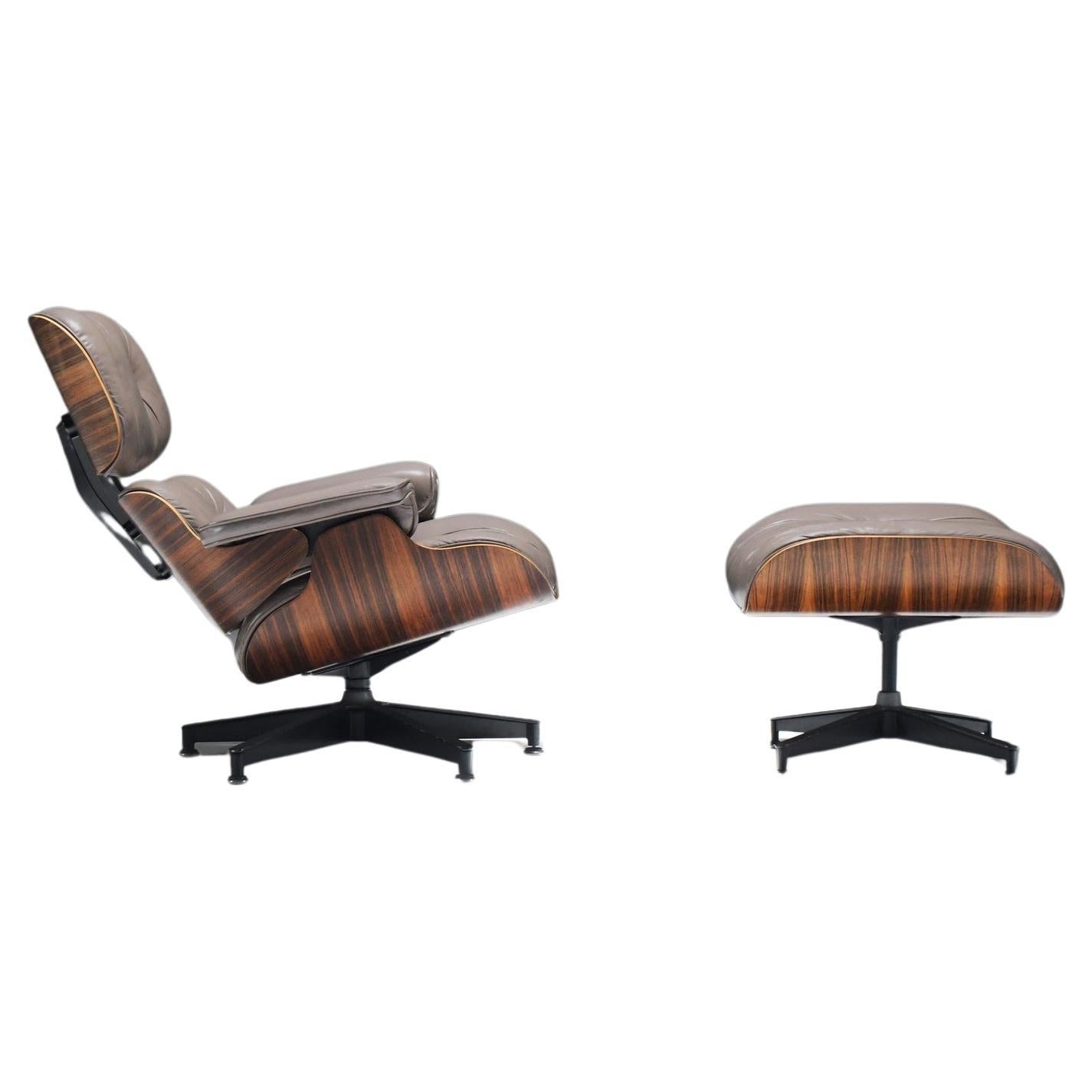 Vintage Eames lounge chair & ottoman by Ray & Charles Eames for Herman Miller