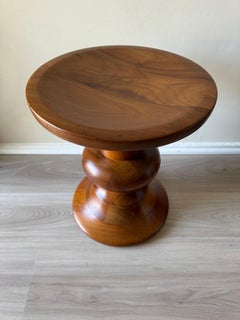 Vintage Eames Time Life Walnut Lounge Stool Model B