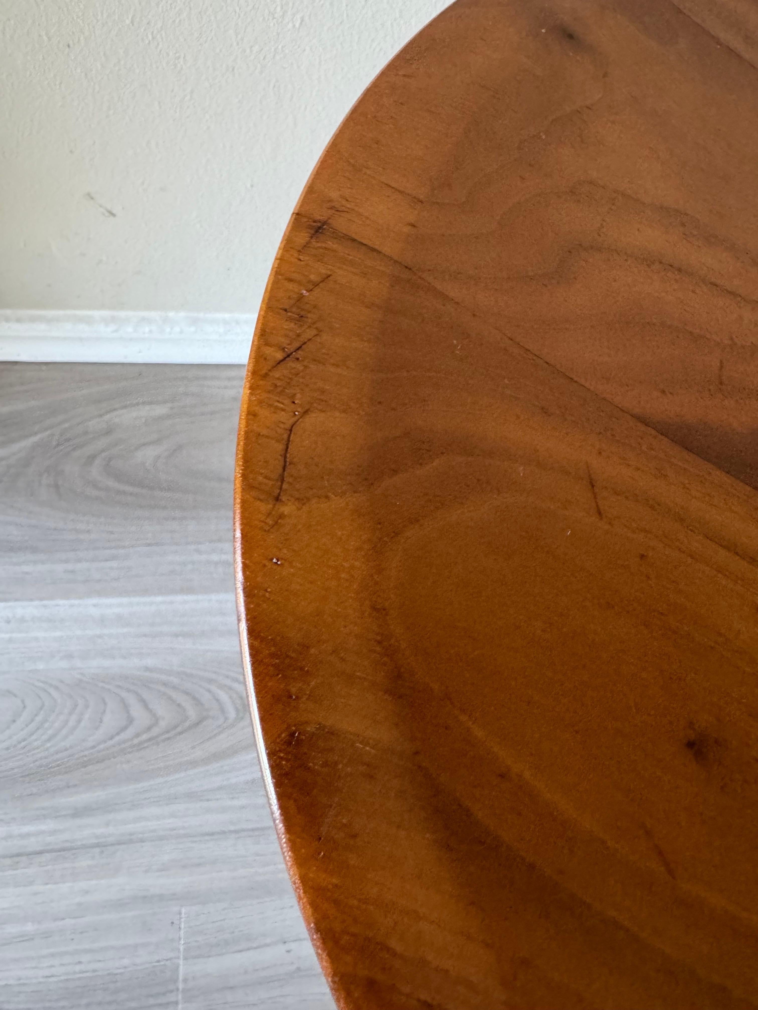 Hand-Carved Vintage Eames Time Life Walnut Lounge Stool Model B