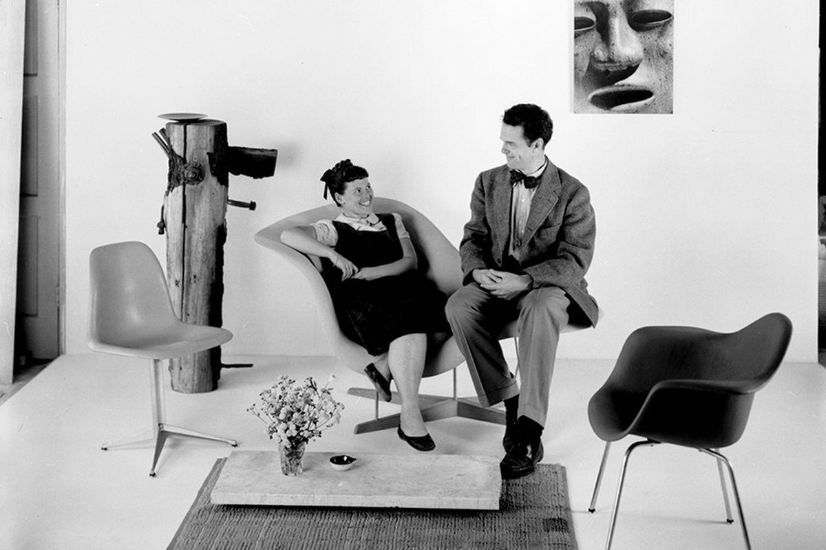 Vintage Eames Vitra La Chaise Chair, Original, Fiberglass First Generation, 1993 4