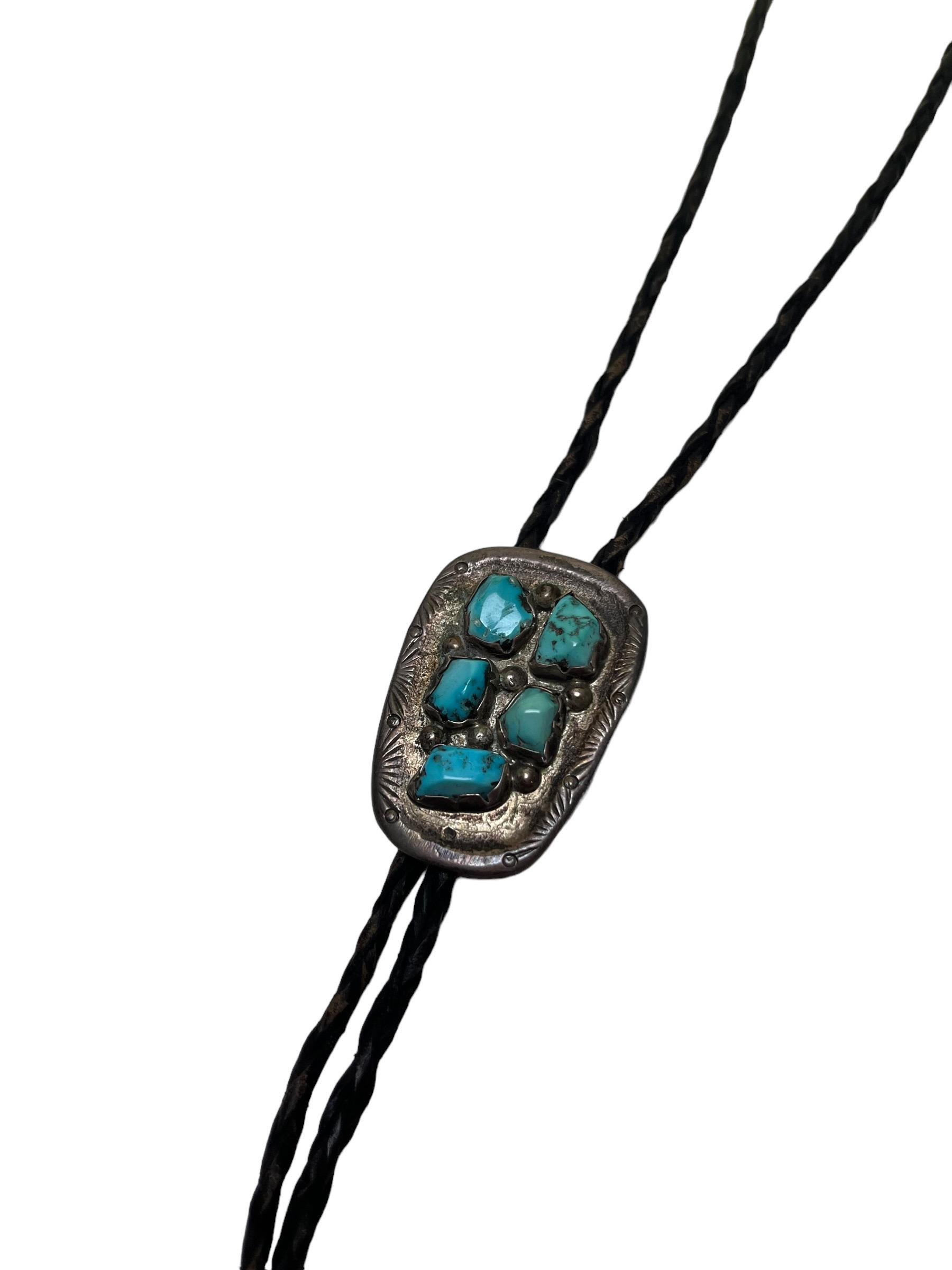vintage bolo ties-turquoise