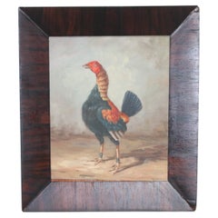 Vintage Early 20th Century Picture of a Cockerel