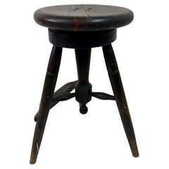 Vintage Early 20th Century Swivel Stool Sculptors Stand