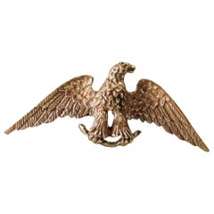 Vintage Early 40s Signed Zentall Eagle Brooch