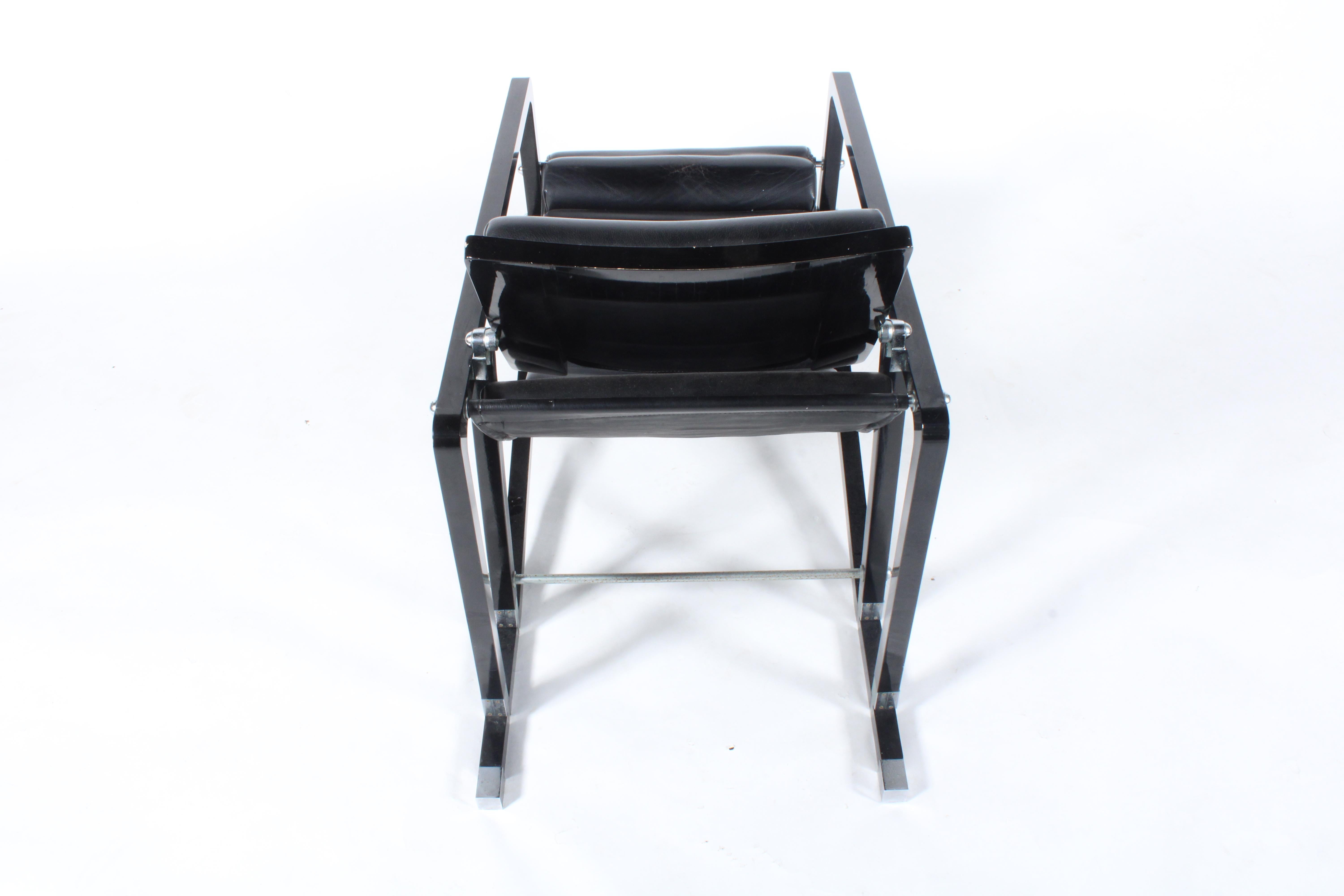 Vintage Early Edition Transat Chair By Eileen Gray for Ecart International  For Sale 5