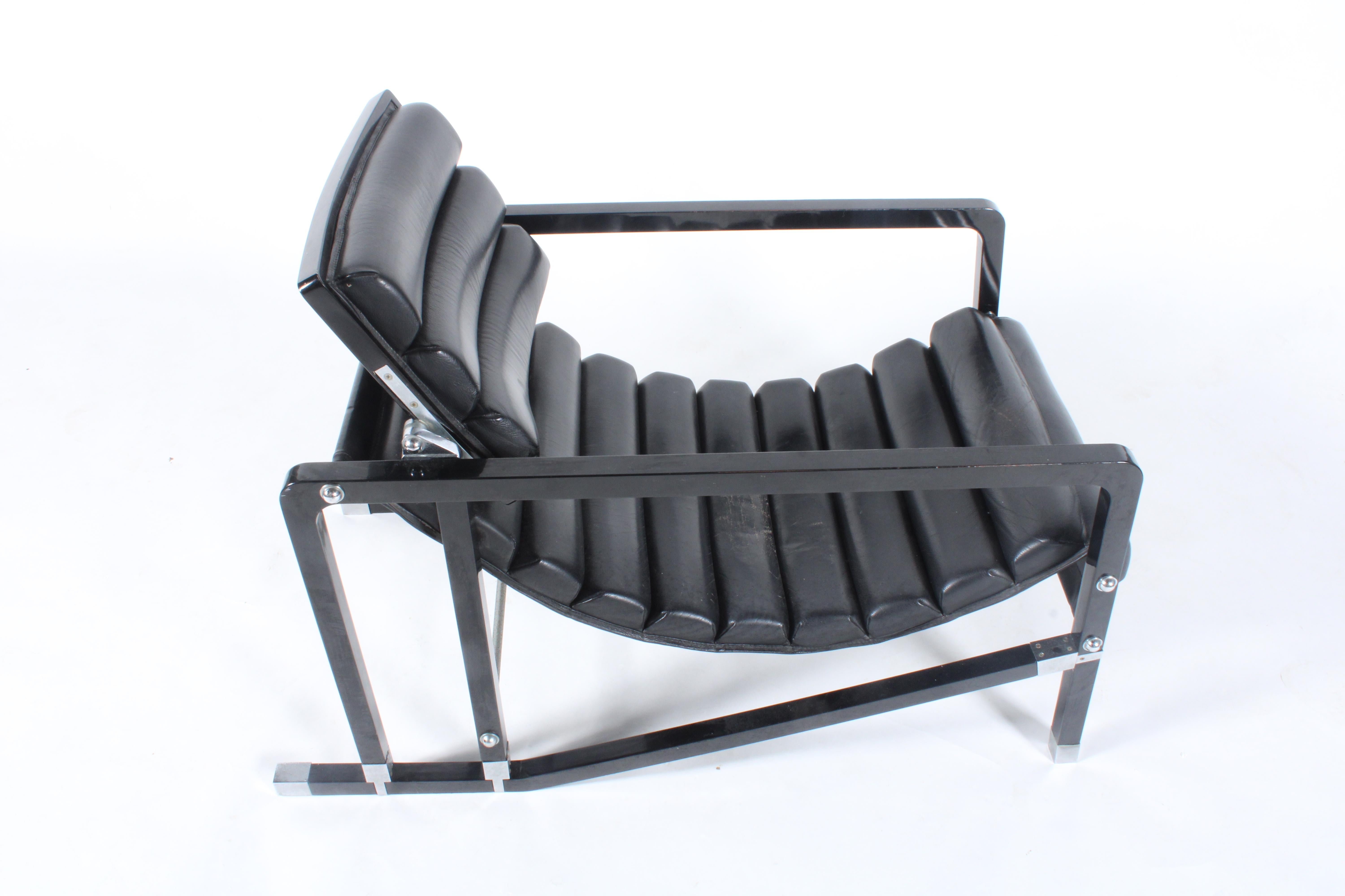 Vintage Early Edition Transat Chair By Eileen Gray for Ecart International  11