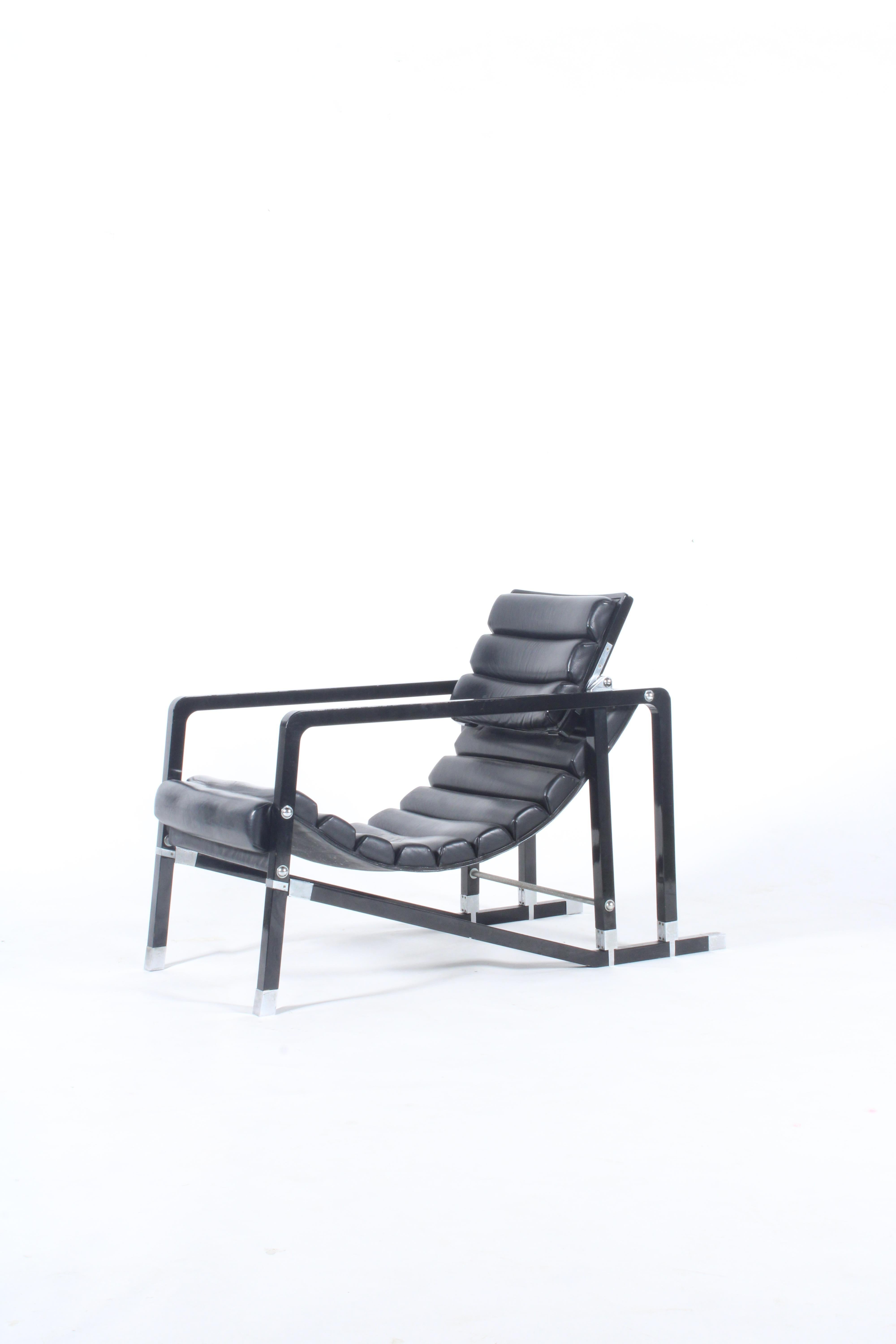 Modern Vintage Early Edition Transat Chair By Eileen Gray for Ecart International  For Sale