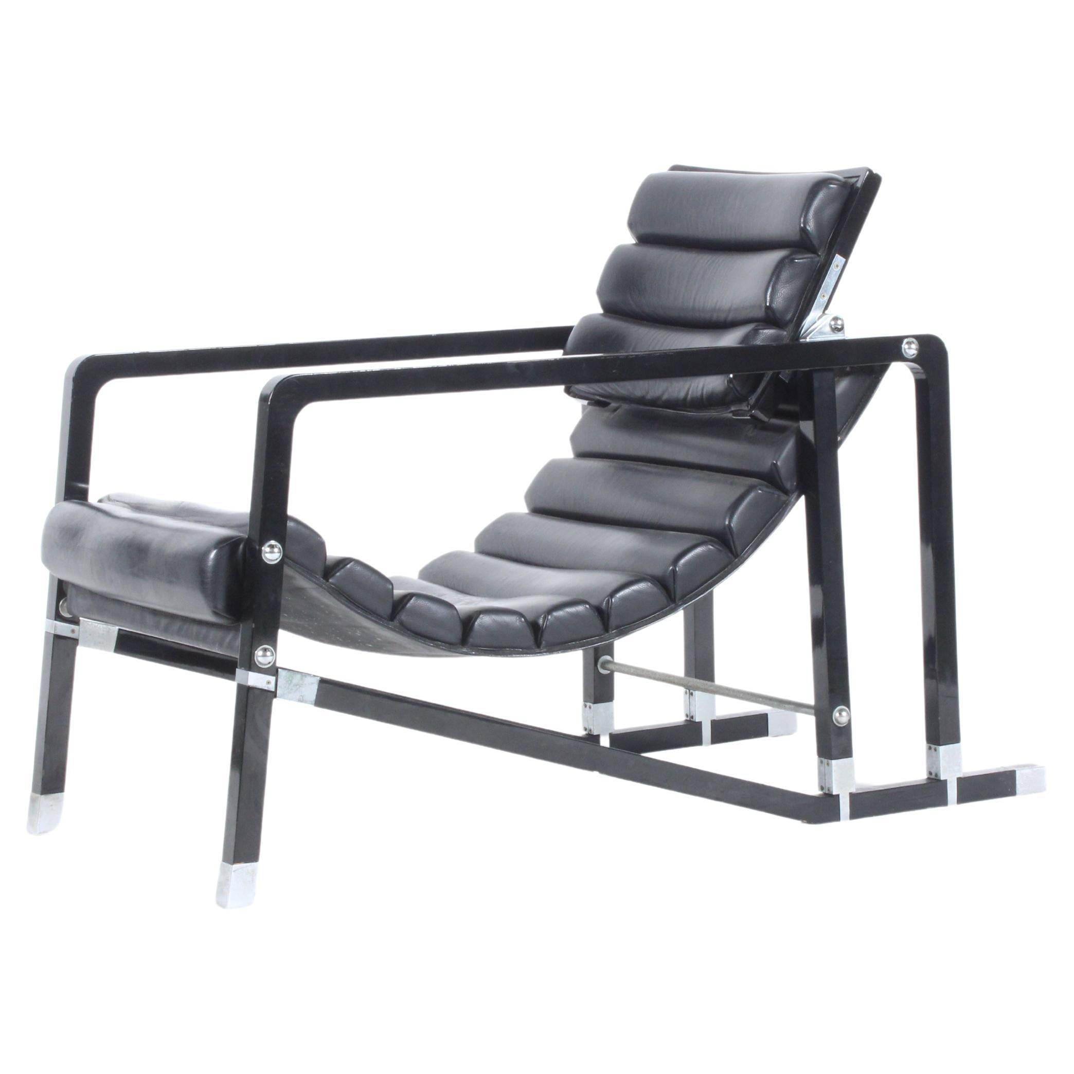 Chaise transat ancienne édition d'Eileen Gray pour Ecart International 