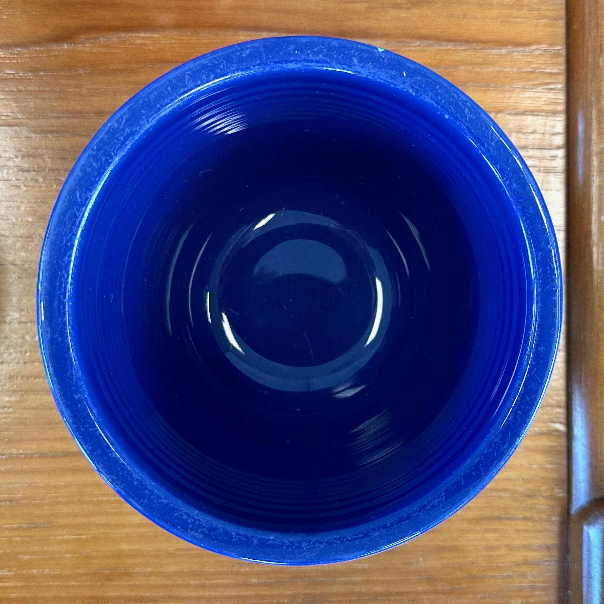 Early Vintage Fiestaware Nesting Mixing Bowls, Multi-Color Set of Six, c. 1940 4