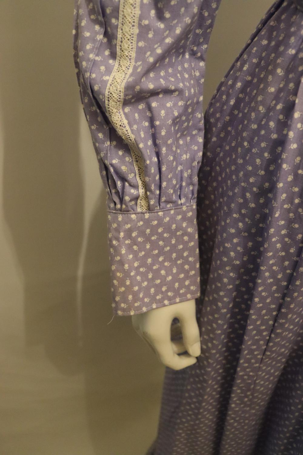 Vintage Early Laura Ashley Floral Dress For Sale 1