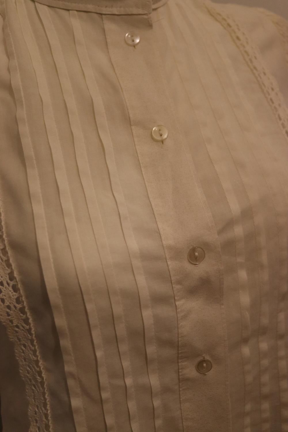  Chemisier vintage Laura Ashley blanc Pour femmes 