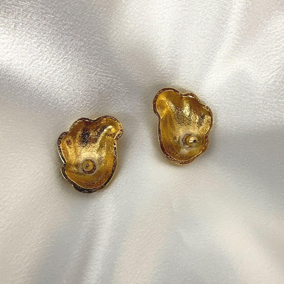 De las mujeres Broche vintage Art Decó en tono dorado  Pendientes en venta