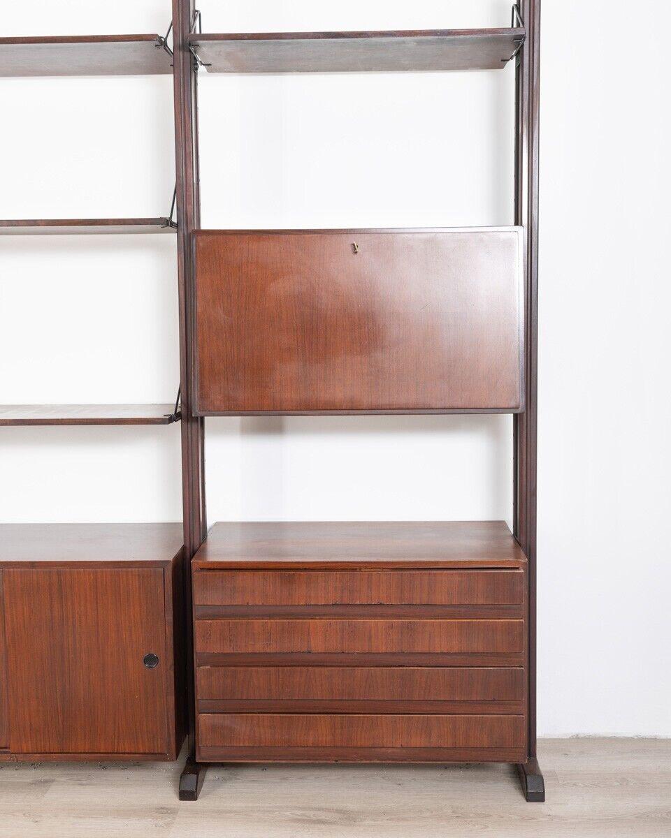 Vintage Earth-Sky Bookcase Furniture from the 50s in Wood 4