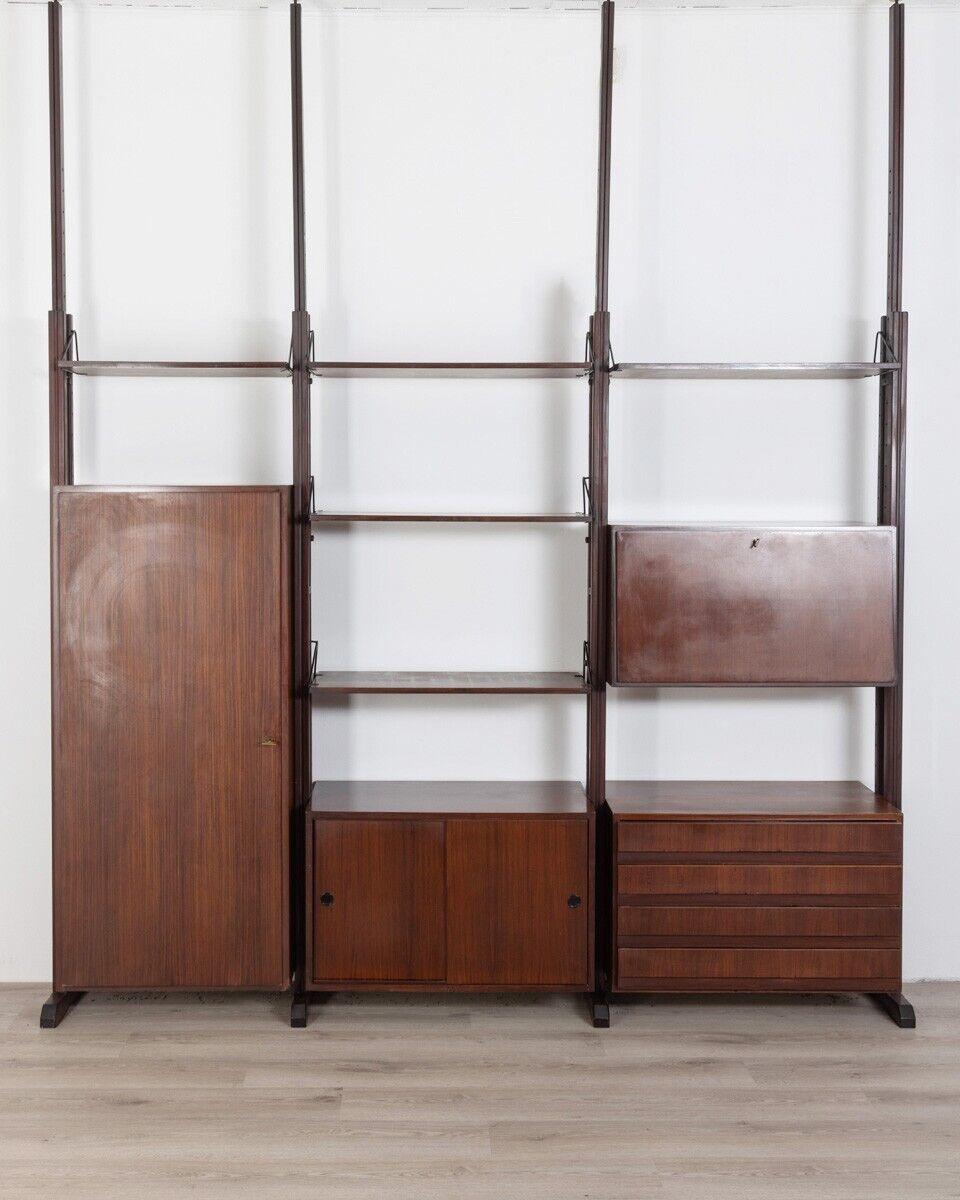 Vintage Earth-Sky Bookcase Furniture from the 50s in Wood 5
