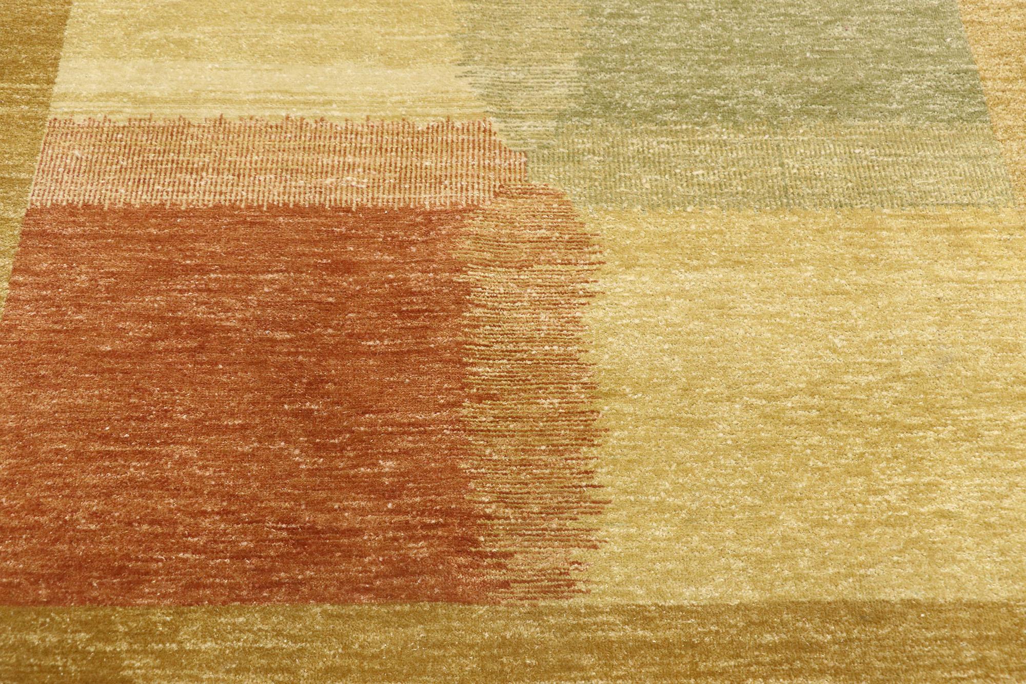 Pakistanais Tapis pakistanais vintage de couleur terre en vente