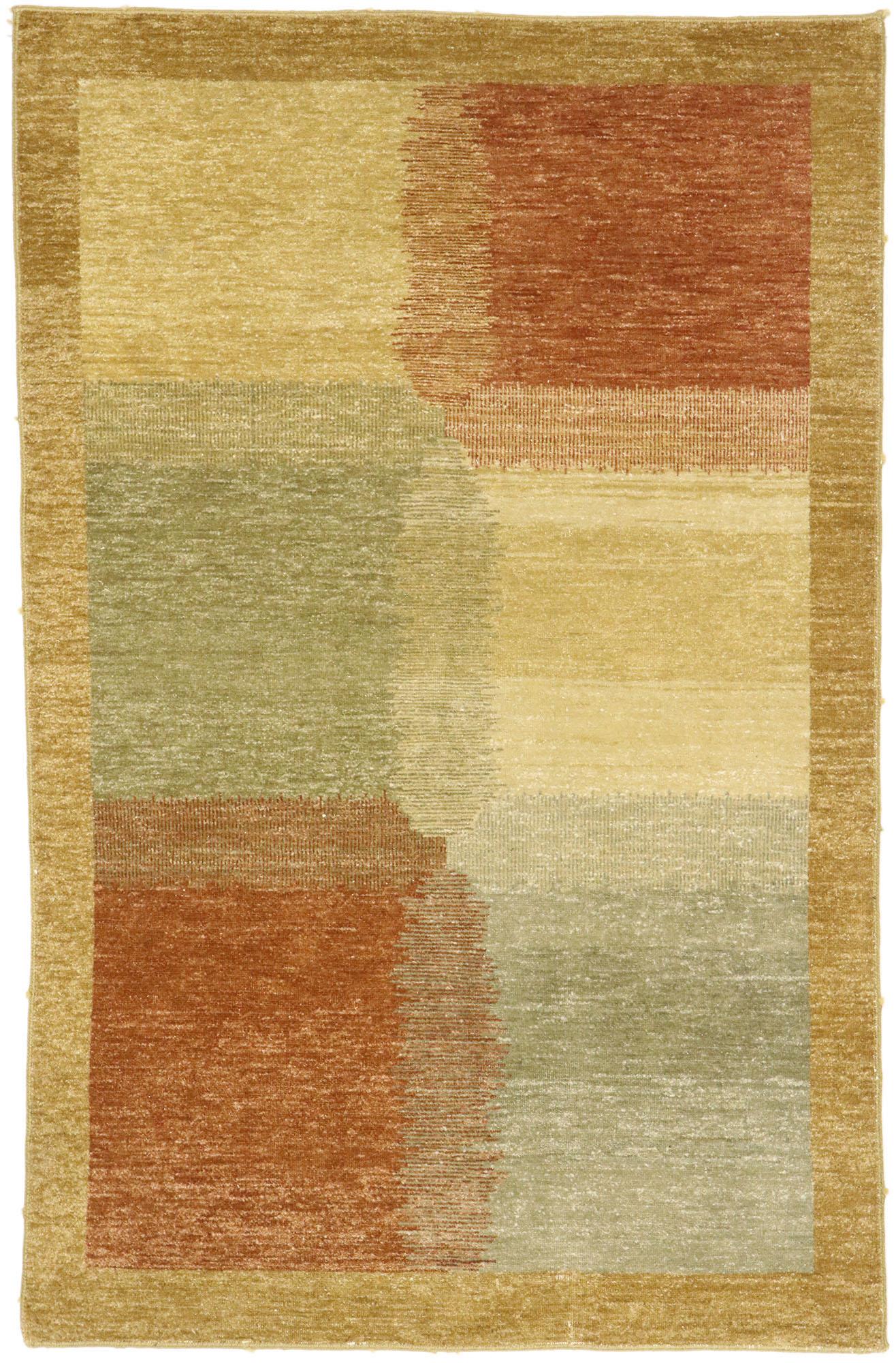 Tapis pakistanais vintage de couleur terre en vente 1