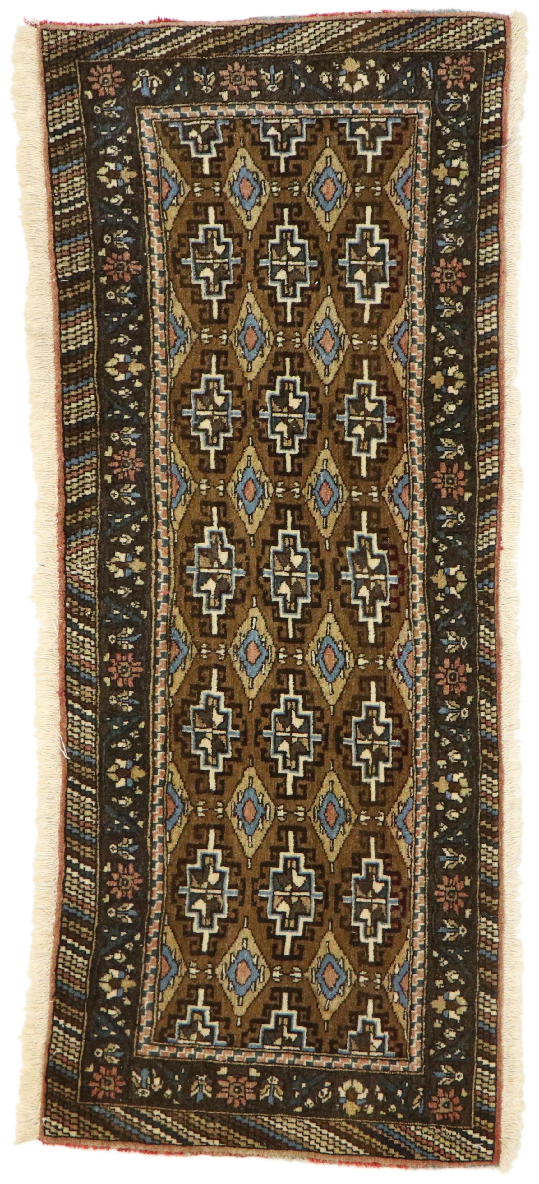 Alfombra Persa Khorassan de 1950 en tonos tierra y estilo tradicional en venta 2