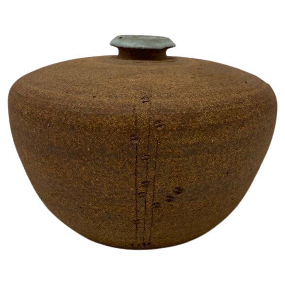 Vase en poterie vintage en faïence dans le style de David Cressey / Robert Maxwell