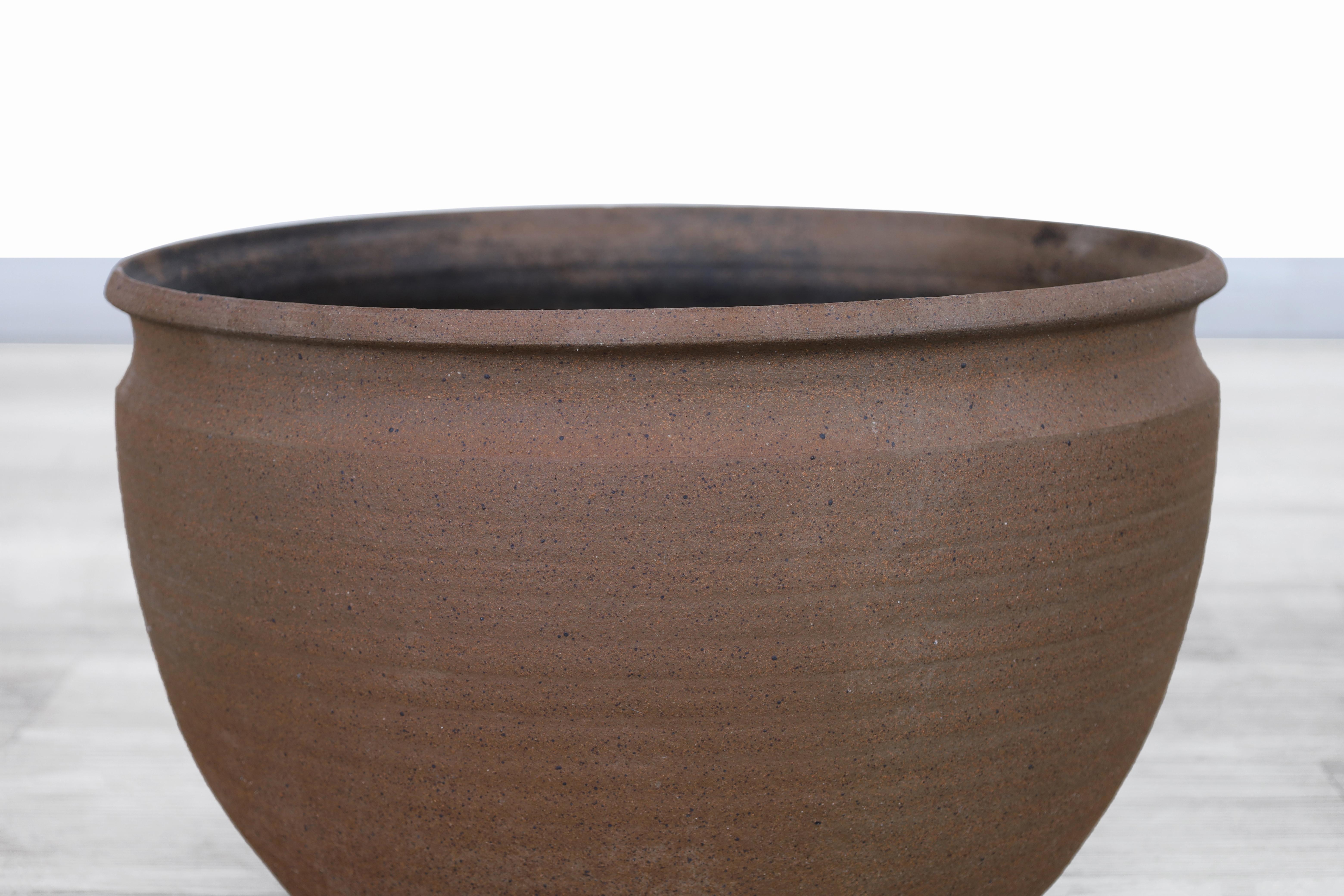 Mid-Century Modern Vintage Earthgender Planter by David Cressey & Robert Maxwell For Sale