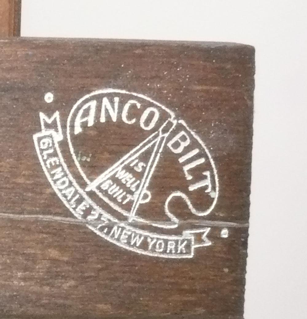 Caballete o soporte de TV vintage de Anco mediados del siglo XX