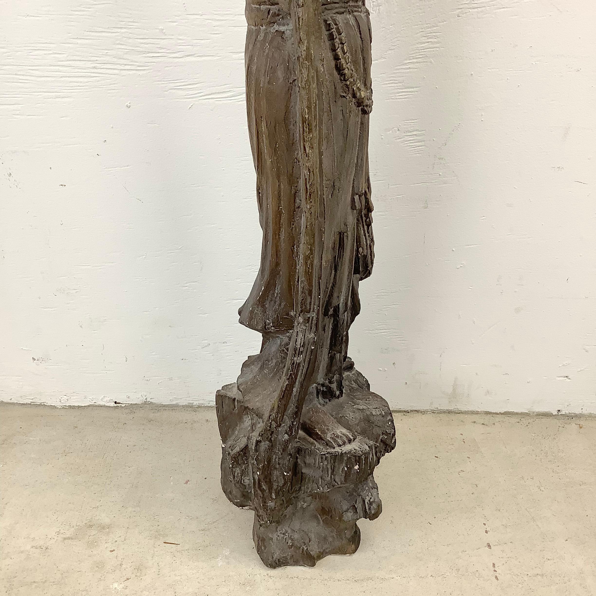 Vintage East Asian Quan Yin Goddess Sculpture from Austin Productions