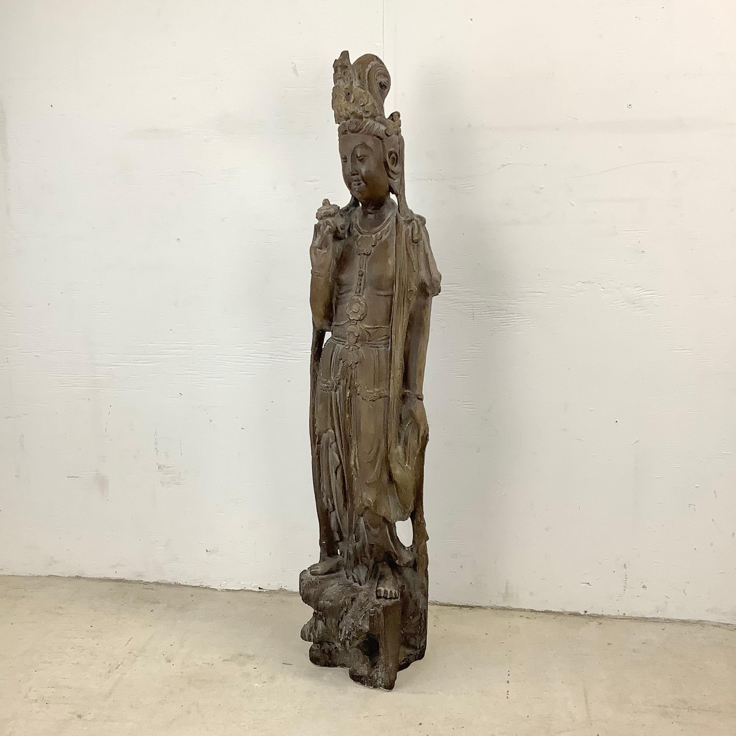Vintage East Asian Quan Yin Goddess Sculpture from Austin Productions