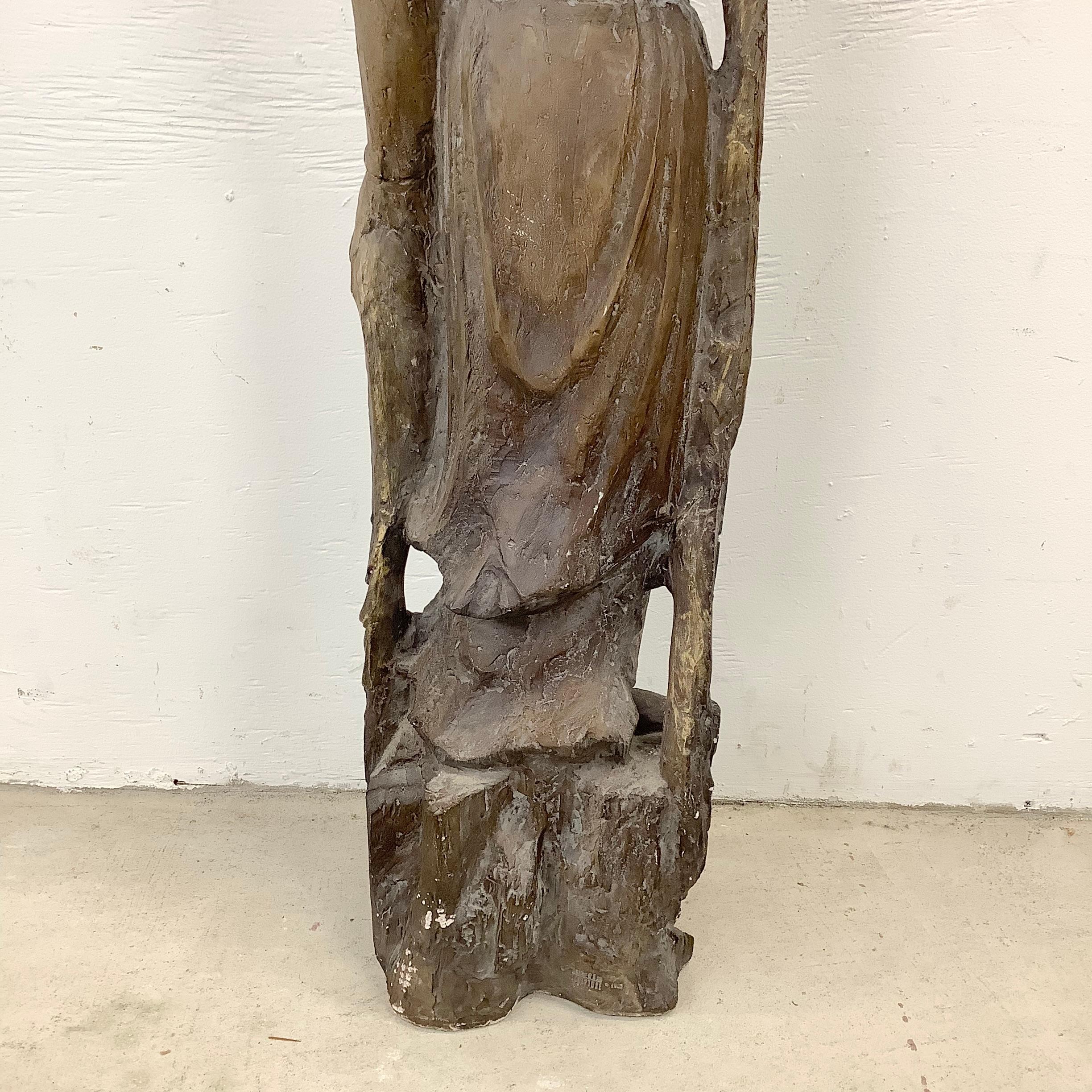 Vintage East Asian Quan Yin Goddess Sculpture from Austin Productions