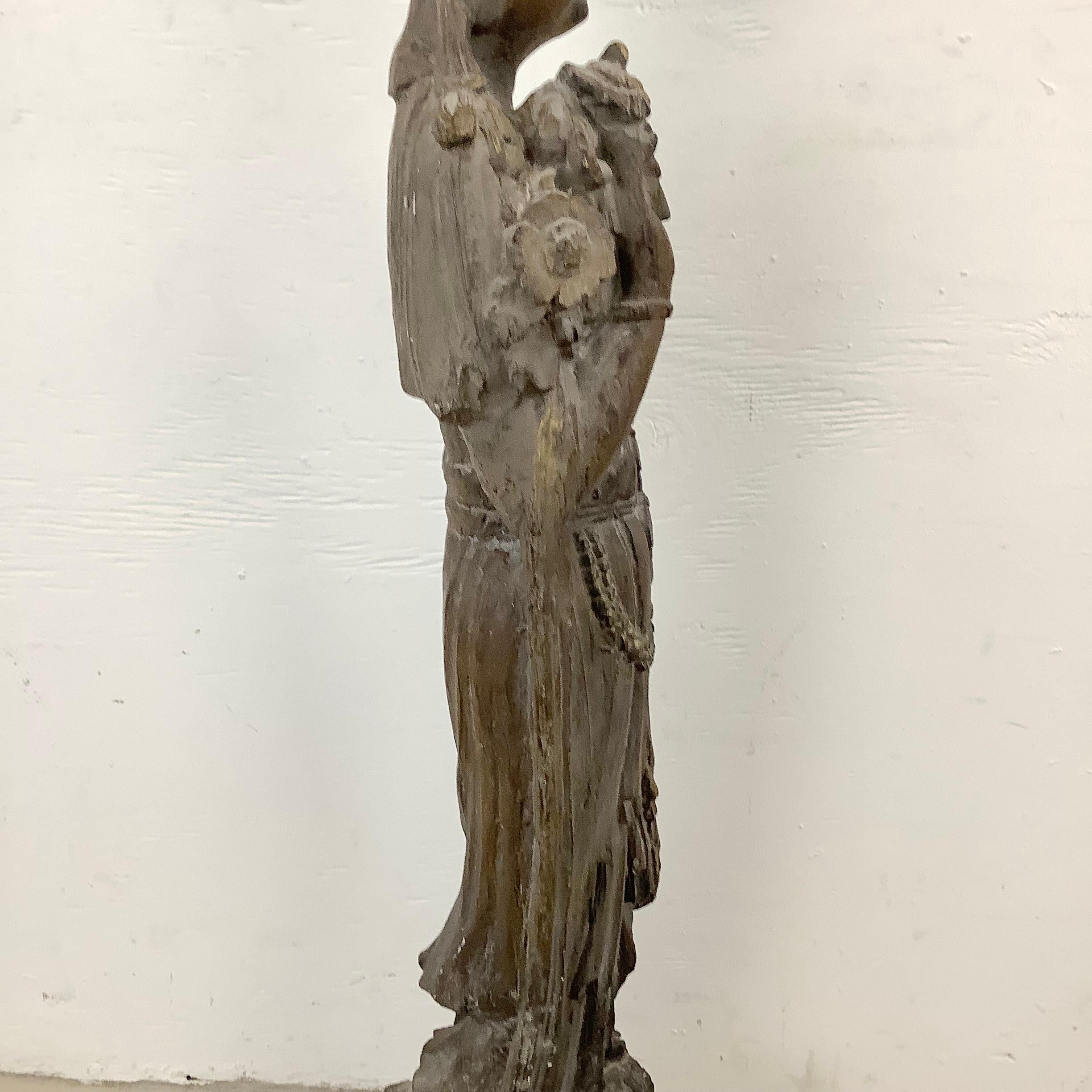 Vintage East Asian Quan Yin Goddess Sculpture from Austin Productions