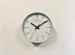 Vintage Grey East German Bakelite Wall Clock from Weimar, 1970s