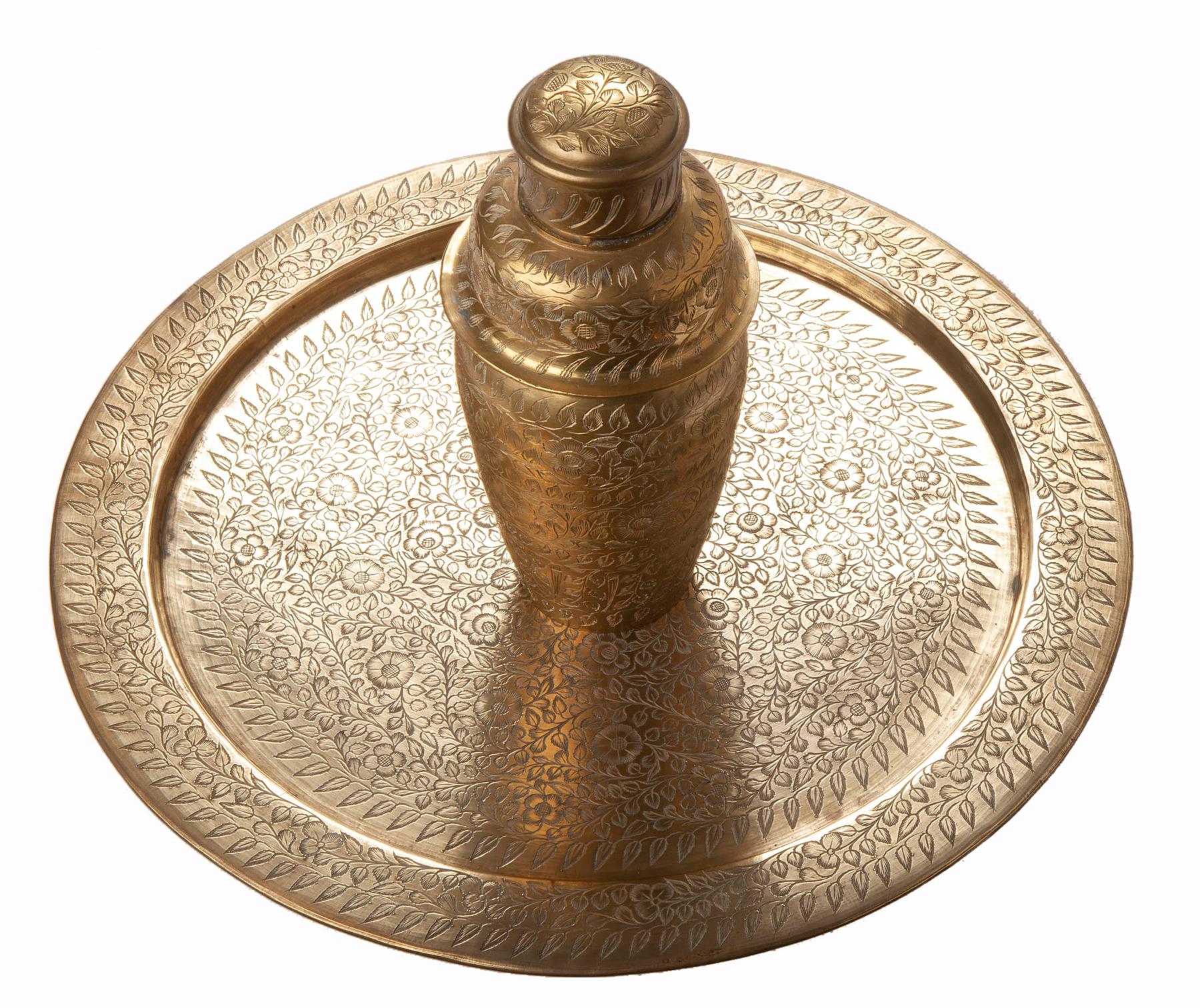 brass serving tray