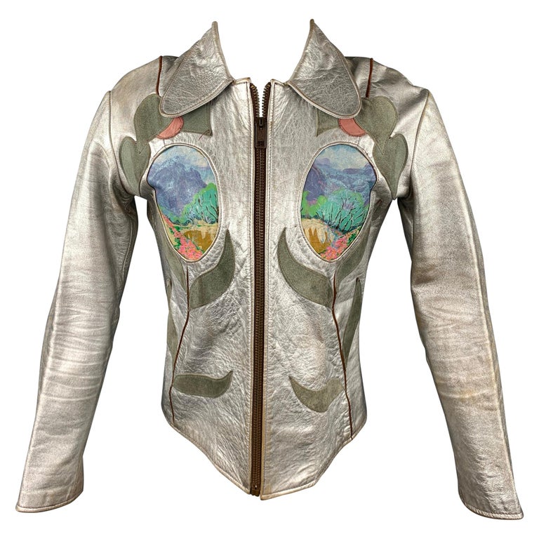 East west new arrivals calfskin motorcycle jacket