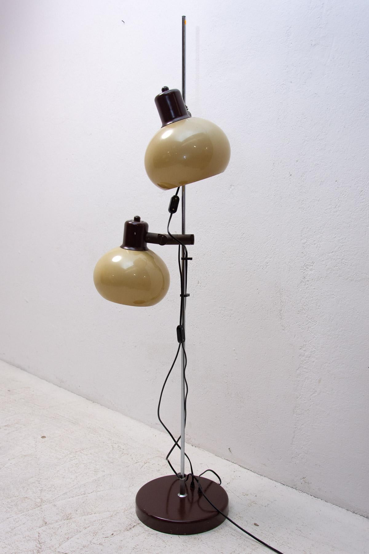 Plated Vintage Eastern Bloc Floor Lamp, 1970´s For Sale