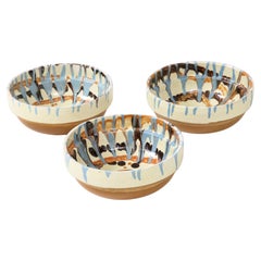 Vintage Eastern European Glazed Ceramic Bowls, 20th Century