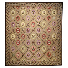 Vintage Eastern European Navajo Design Rare Oversized Teppich