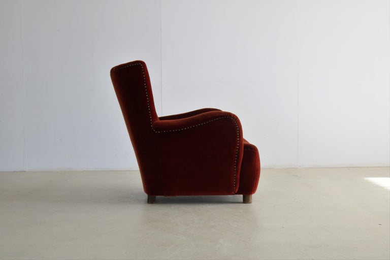 Vintage Easy Chair Armchair, 1950s, Danish For Sale at 1stDibs