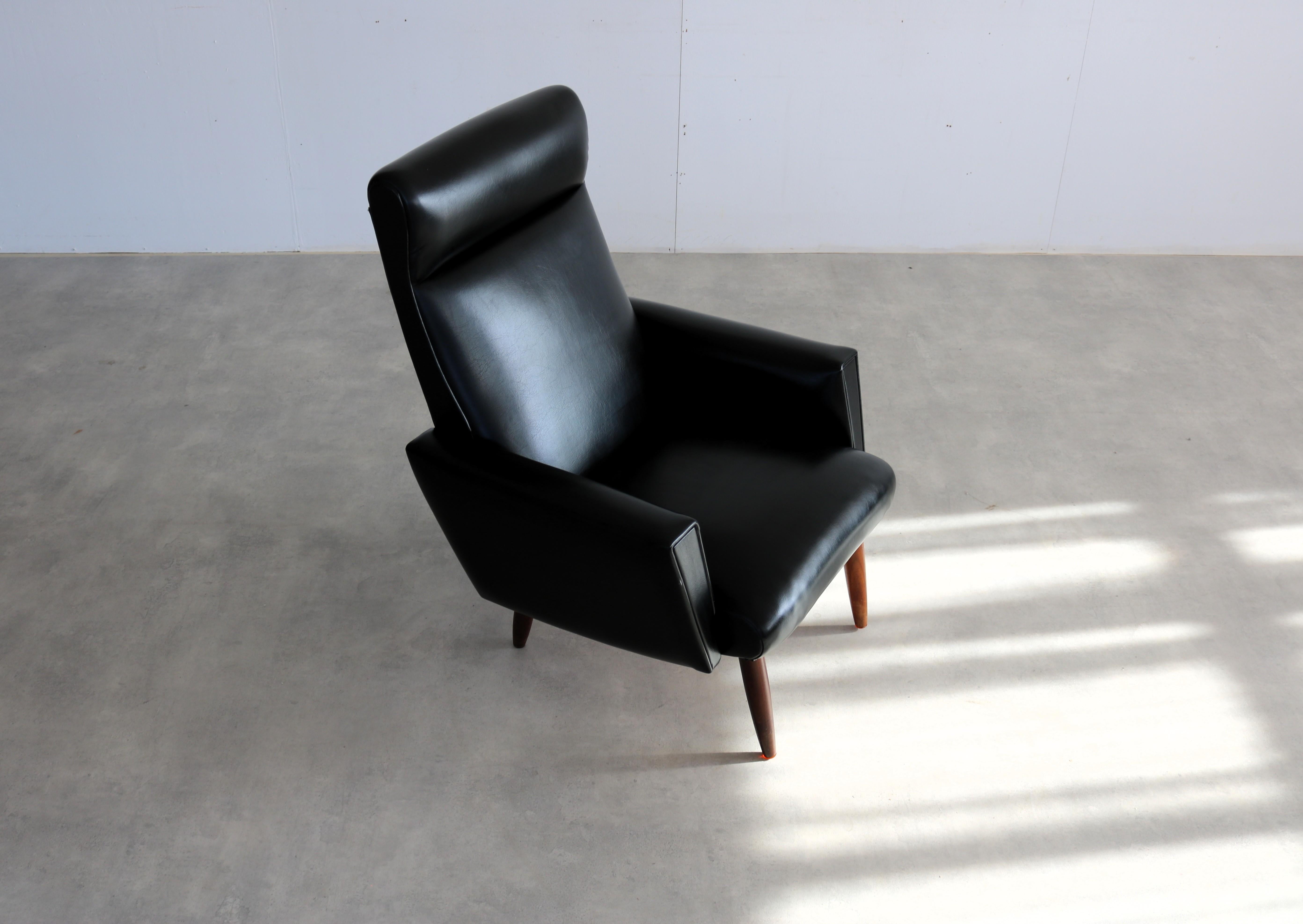vintage easy chair  armchair  60s  Danish For Sale 4