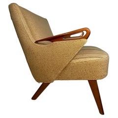 Vintage easy chair by C. Findahl Brodersen, 1950s. Rare vintage armchair CFB52