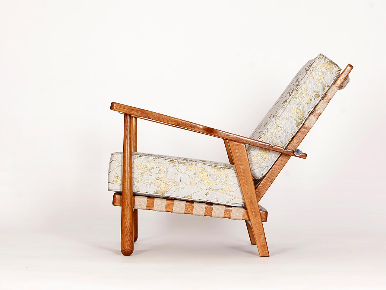 Vintage Easy Chair by Jan Vanek for Krásná Jizba, 1950s (20. Jahrhundert)