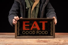 Vintage “Eat Good Food” Lighted ROG Diner Counter Sign
