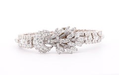 Vintage Ebel 11 Carat Multi-Cut Diamond & Platinum Manual Wind Secret Watch