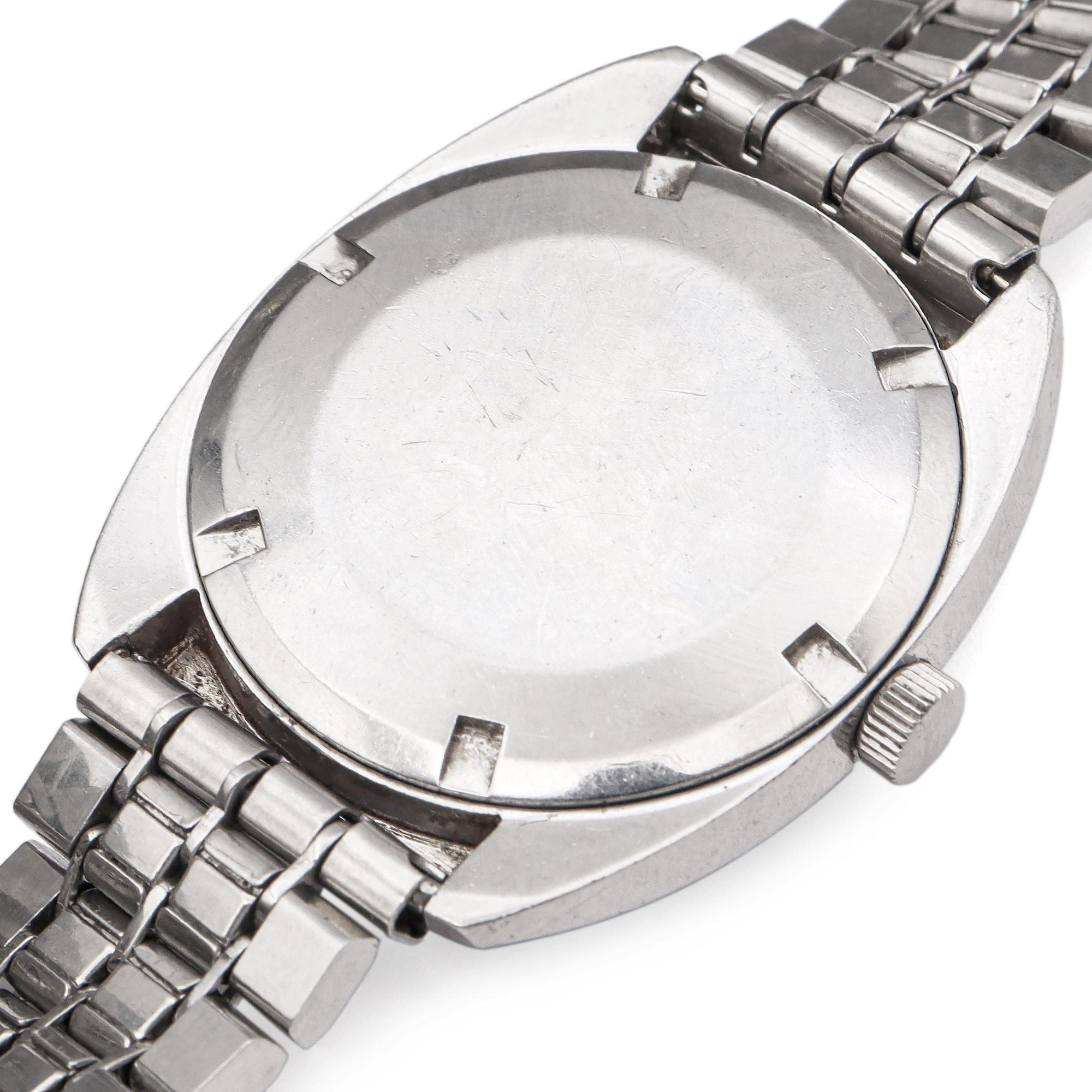  Vintage Ebel Stainless Steel Men's Automatic Day Date Watch Pour hommes 
