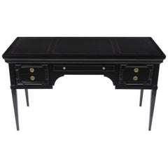 Vintage Ebonized Louis XVI Style Desk