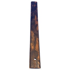 Vintage Ebony And Brass Liner
