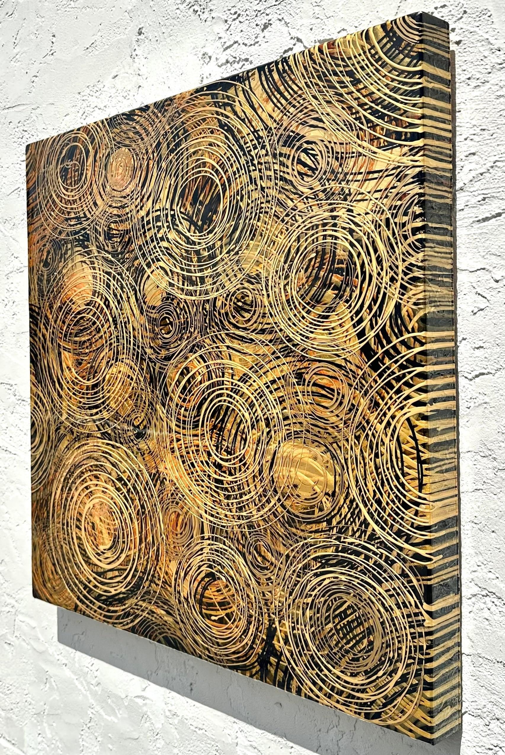 Introduce a touch of sophistication to your space with this Vintage Eclipse Elegance Original Oil Painting on Board. Featuring masterful brushwork and rich colors, this painting captures the mysterious beauty of an eclipse with a timeless elegance.