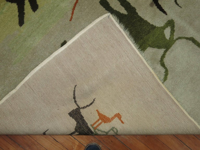 Vintage Ecuadorian Pictorial Rug For Sale at 1stdibs