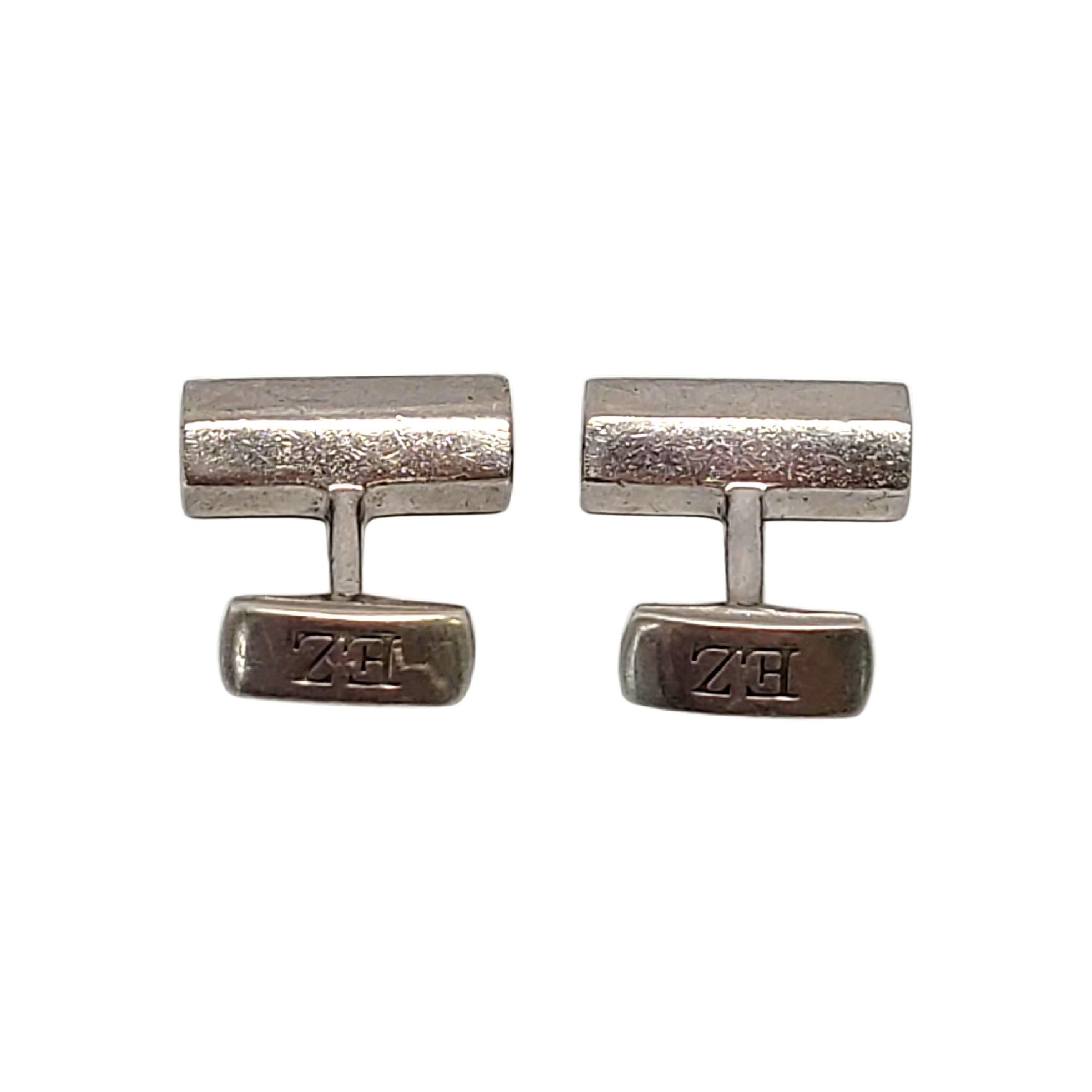 Boutons de manchette argent sterling d'Édimbourg Pour hommes en vente