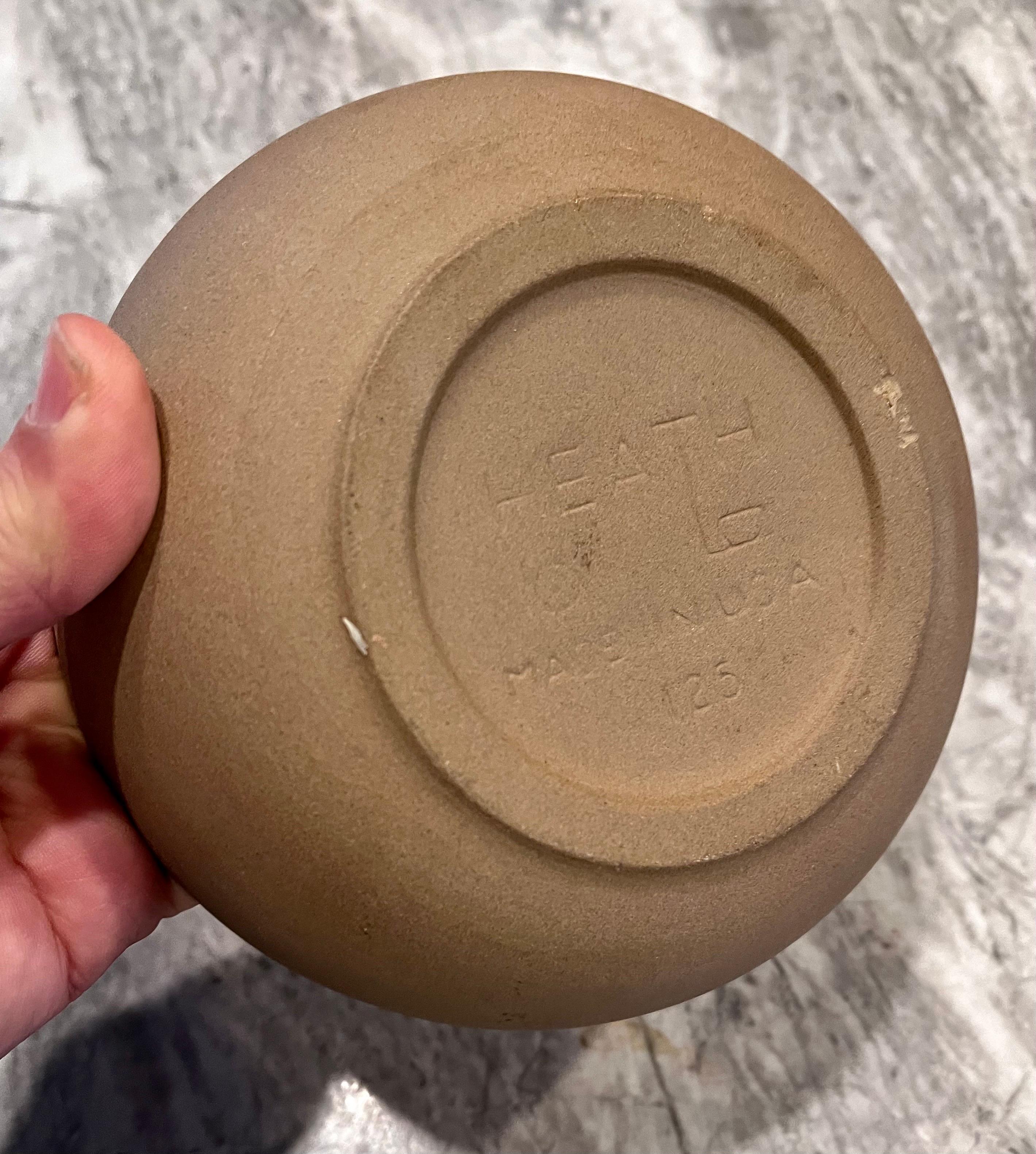 XX secolo Posacenere vintage di Edith Heath  / Catchall di Heath Ceramics in vendita