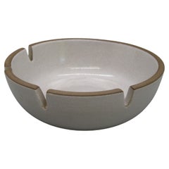 Vintage Edith Heath for Heath Ceramics 4 Slot White & Brown Pottery Ashtray