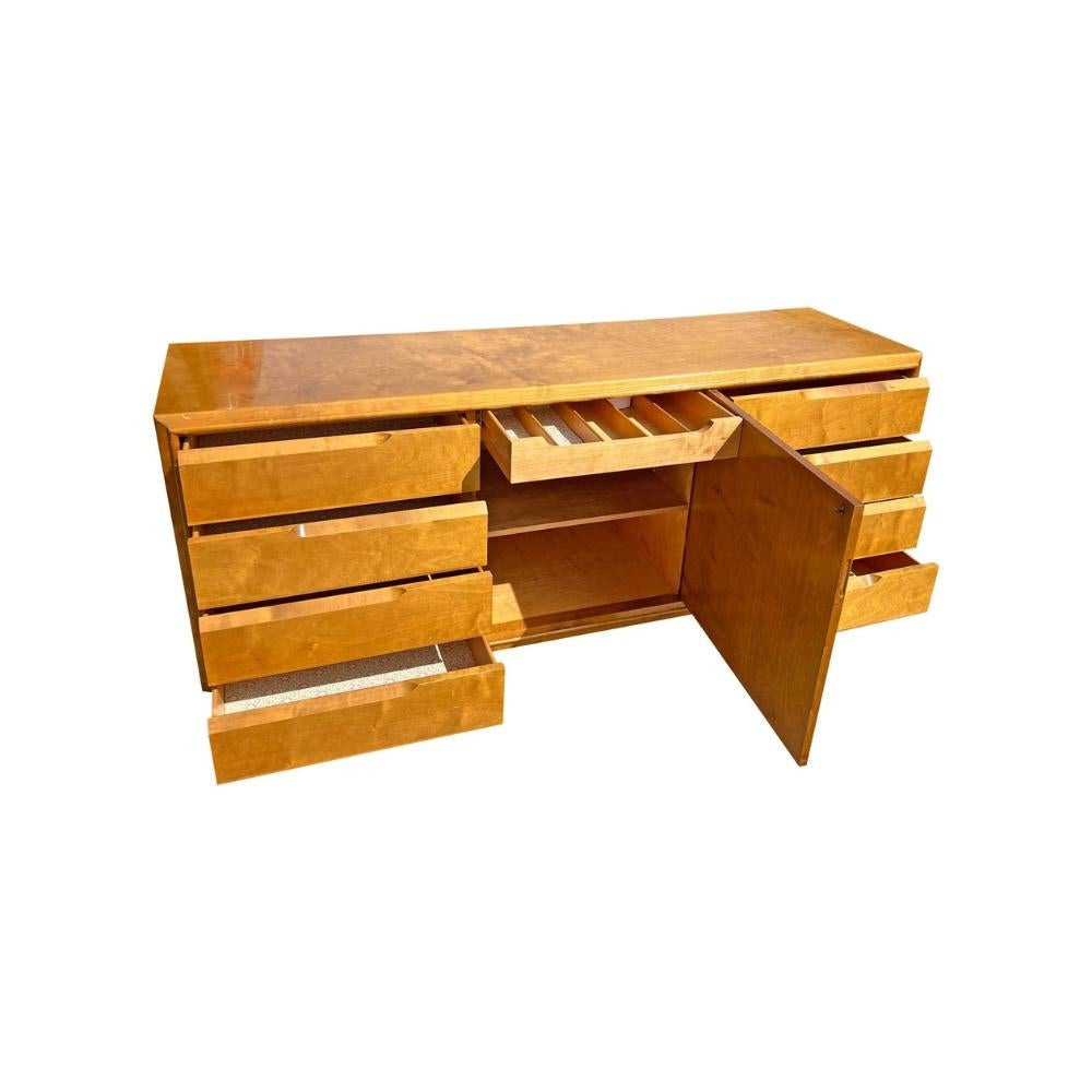 Vintage Edmond Spence Swedish Credenza or Long Dresser Mid Century Modern Style For Sale 2