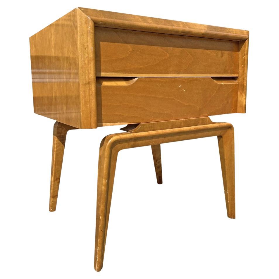 Vintage Edmond Spence Swedish Single Nightstand or End Table Mid Century Modern